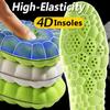 Sport Insoles Soft High Elasticity Shoe Pads Breathable Deodorant Shock Absorption Cushion Arch Support Insole Men Women