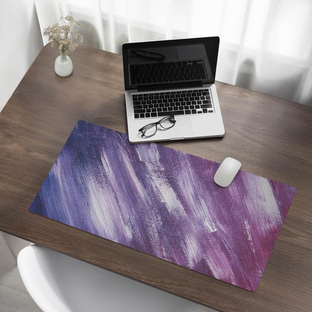 Protective Mat for Desk, Table, Countertop, Brushstrokes 90x45 cm