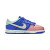 Nike Детские кроссовки Dunk Low SE PS Salmon Toe Синие Hyper-Royal Emerald-Rise DZ2874-400