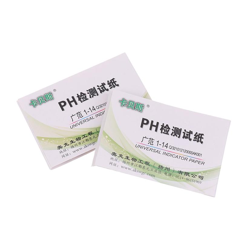 400 шт./5 книг Профессиональная лакмусовая бумага pH 1-14 Тест-полоски pH Вода Косметика Почва Тест-полоски для определения кислотности с контрольной картой