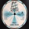 12inch Record LIONEL RICHIE - Truly TMGT1284 Motown 1982 UK Soul/Funk Used