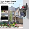Yangi Smart Home 20MP 10K WIFI Kuzatuv Kamerasi Besh Ob'ektivli Simsiz Tashqi IP Kamera 20X Zum Optik Avtomatik Kuzatuv CCTV Kamerasi PTZ