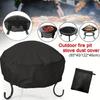 For Outdoor in Harsh Weather Cover High-density Waterproof Oxford Cloth Fire Pit Cover Dur-able Lightweight Easy to Pack Cover