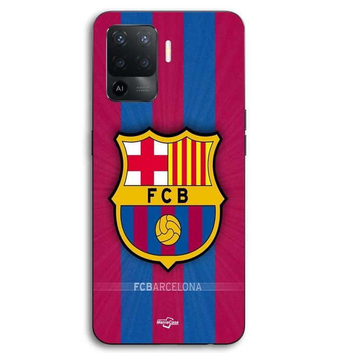 Coque Pour Oppo A94 FC Barcelona logo Maniacase