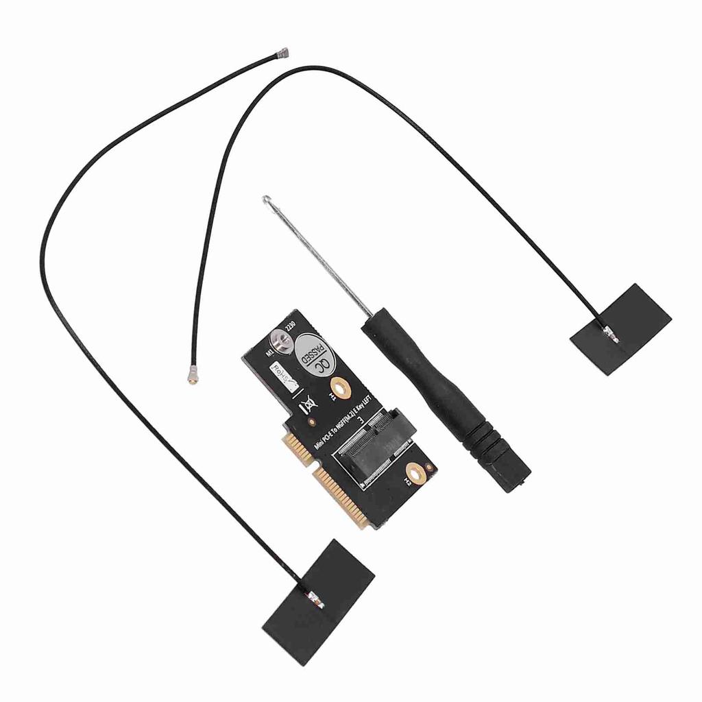 M.2 NGFF Key E To LowProfile Mini PCIE Adapter Wifi Converter for Intel AX200Lenovo Y510P