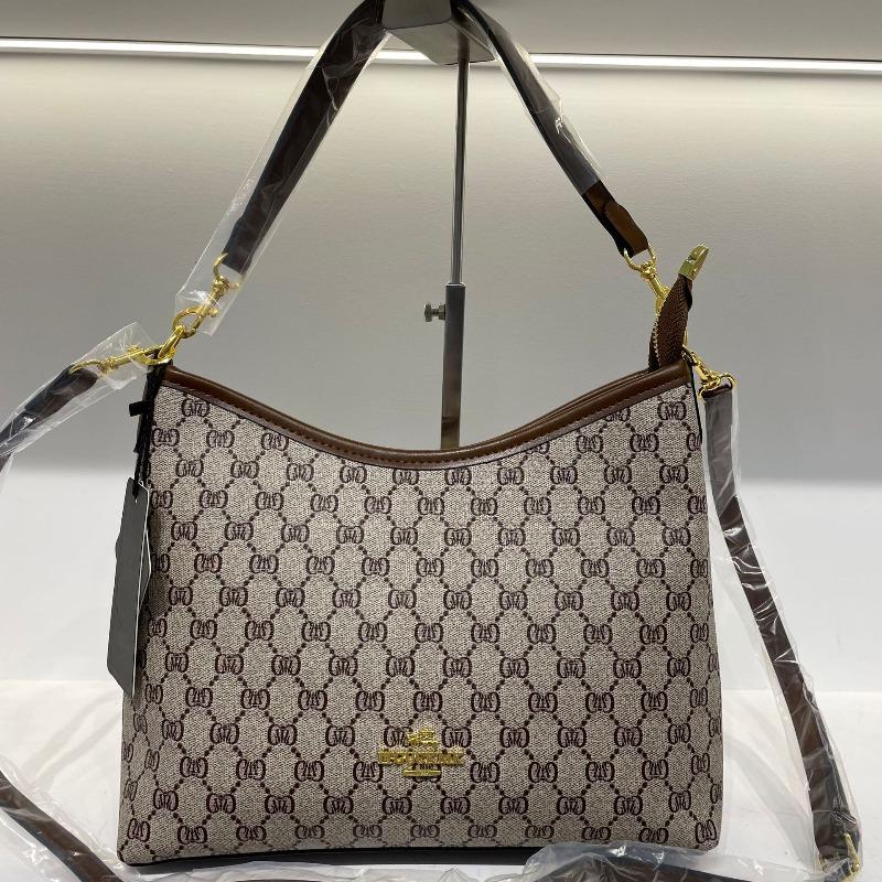 Винтажная женская сумка-тоут с принтом, новая, на плечо, подмышку, кроссбоди, высококлассная сумочка, универсальная