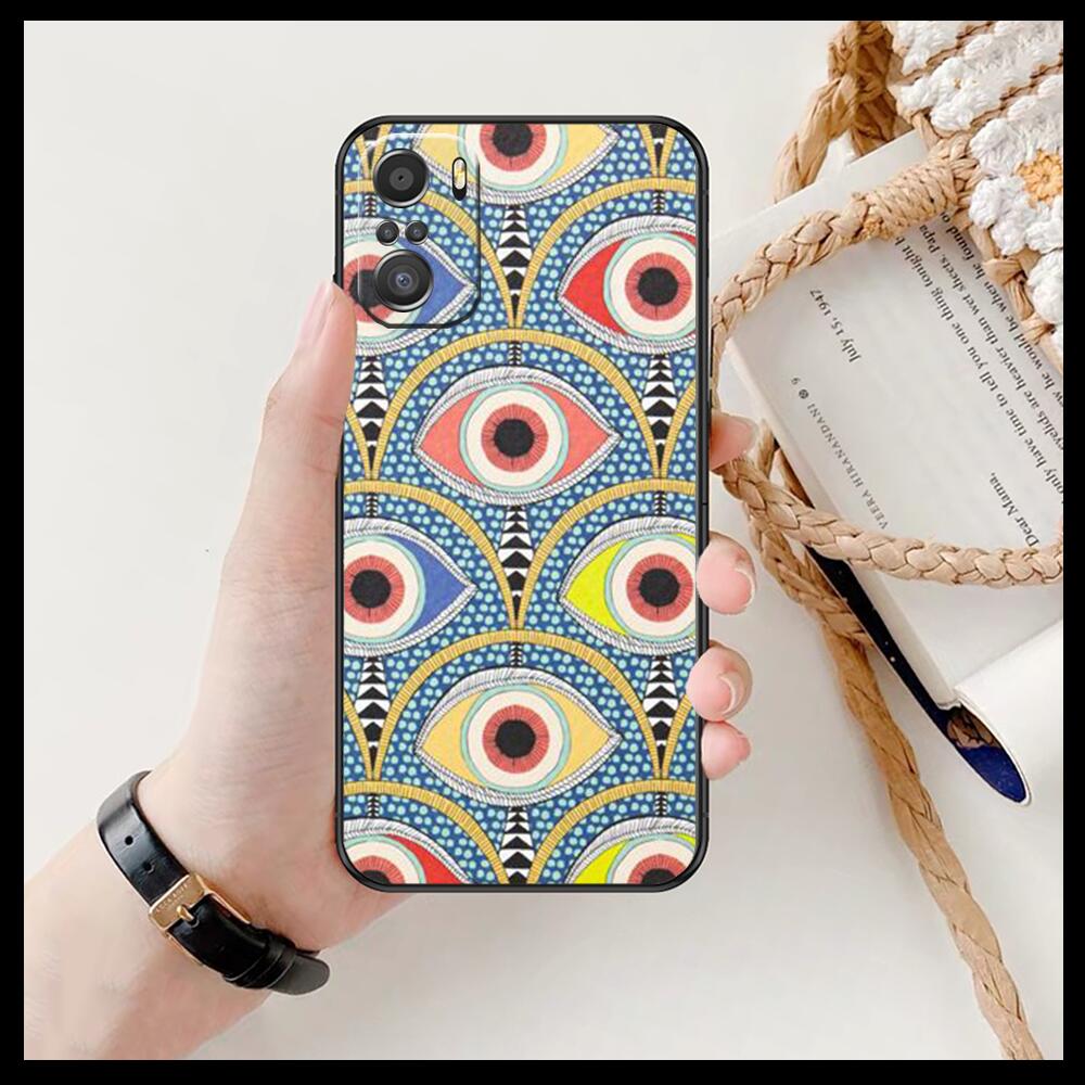 Art Flowers Banana Leaf Phone Case For Xiaomi Redmi 11 Lite Pro Ultra 10 9 8 MIX 4 FOLD 10T Black Cover Silicone Back Prett