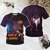 Футболка с 3D-печатью Rock Band OZZY OSBOURNE для мужчин и женщин, модная футболка, хип-хоп топы, футболки, детская футболка, топ в стиле хэви-метал