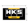 For HKS Sticker JDM Racing Decals Motorcycle Scooter Auto Window Bumper Car Decoration ADVAN Modified Accessories
