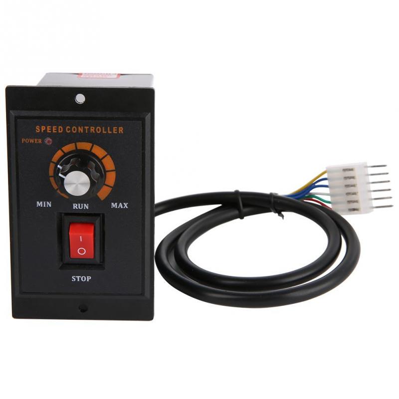 AC 220V 50/60Hz Однофазный регулятор скорости двигателя переменного тока Регулятор скорости электродвигателя