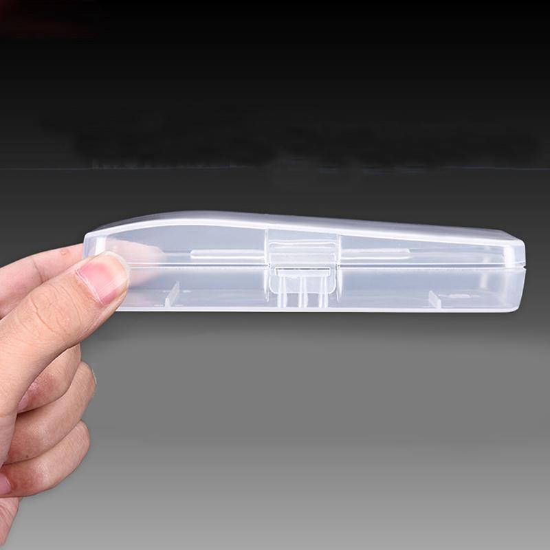 Практичный пластиковый прозрачный коллекционный футляр для хранения бритв