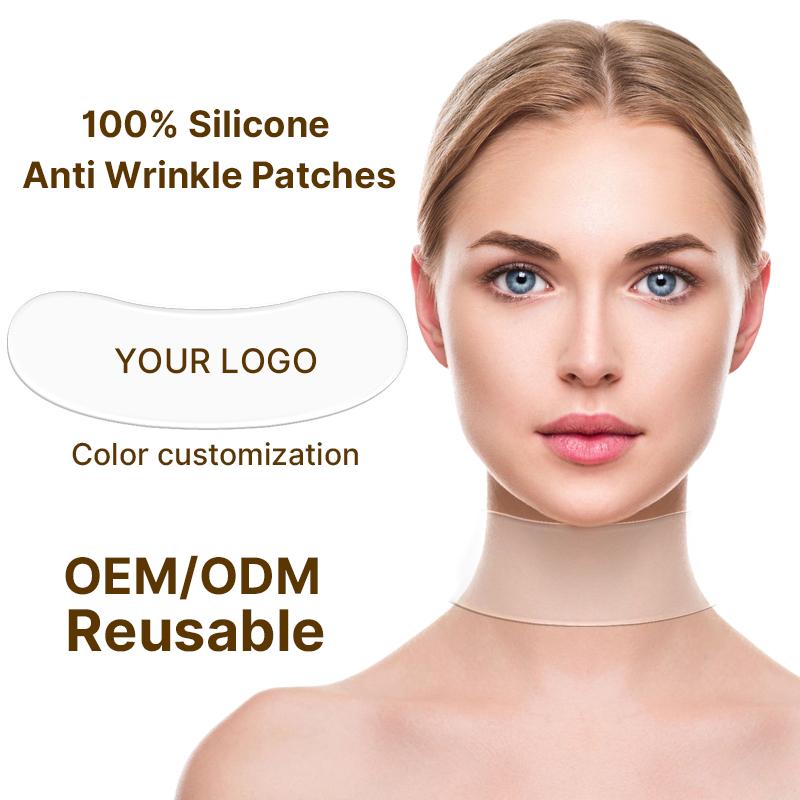 CE Certified Reusable Silicone Neck Anti Wrinkle Patches Logo Customization Neck Wrinkle Patches OEM/ODM
