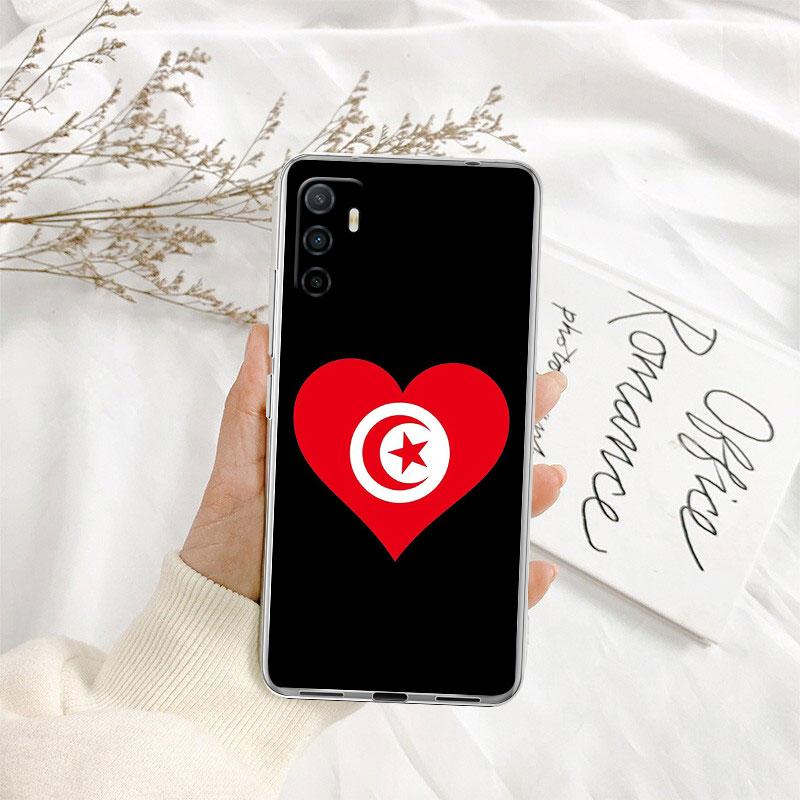 IK72 Tunisian Flag Passport Transparent Phone Case for Motorola Moto G7 G8 G9 G84 G85 G73 G24 G15 Z2 Play Power Plus