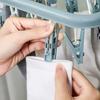 Extra Thick Multi Clip Hanger Heavy Duty Laundry Set Foldable Drip Hanger  Home Use