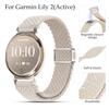 Ремешок для часов Garmin Lily2 Магнитный сменный для умных часов Нейлоновый ремешок для Garmin Lily2 Active 14 мм Дышащий браслет