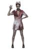 Костюм зомби-медсестры для Хэллоуина Horror Nights с окровавленным медицинским халатом, маскарадный костюм в стиле ужасов