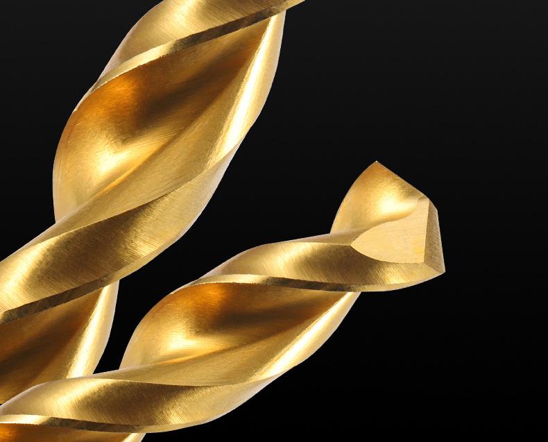 Сверло Tiangong M42 с титановым покрытием из кобальта для твердых металлов и нержавеющей стали