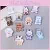 Adorable Cartoon Dog Rabbit Cow Brooches For Backpack And Handbag Decoration