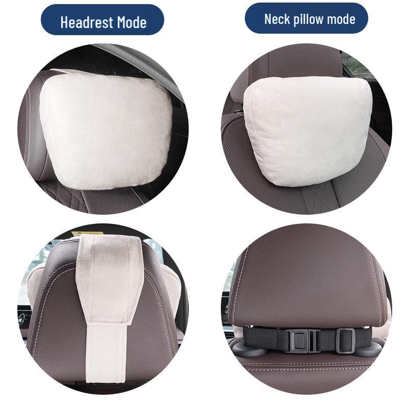 Поясничная подушка из замши для Maybach: Подушка подголовника и поддержка шеи.