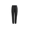 SS23 Solid Color Logo Print Cuffed Casual Pants Women Bottoms Black HG4369