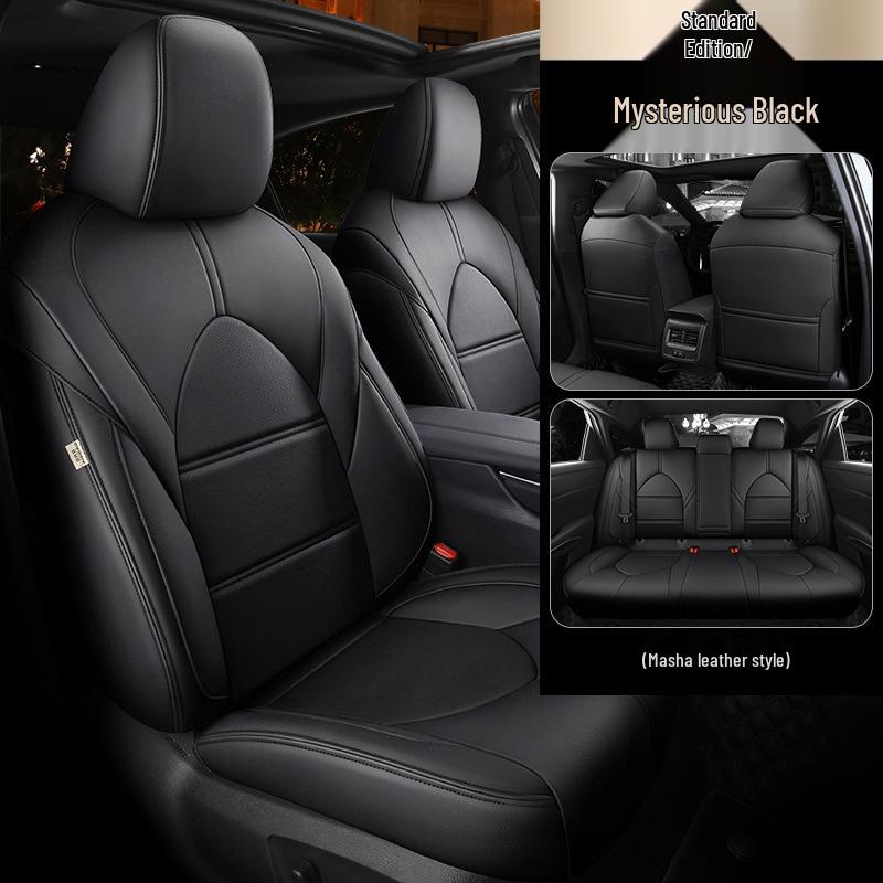 Universal Genuine Leather Car Seat Cover, Four-Season, Full Coverage, Fits All Models