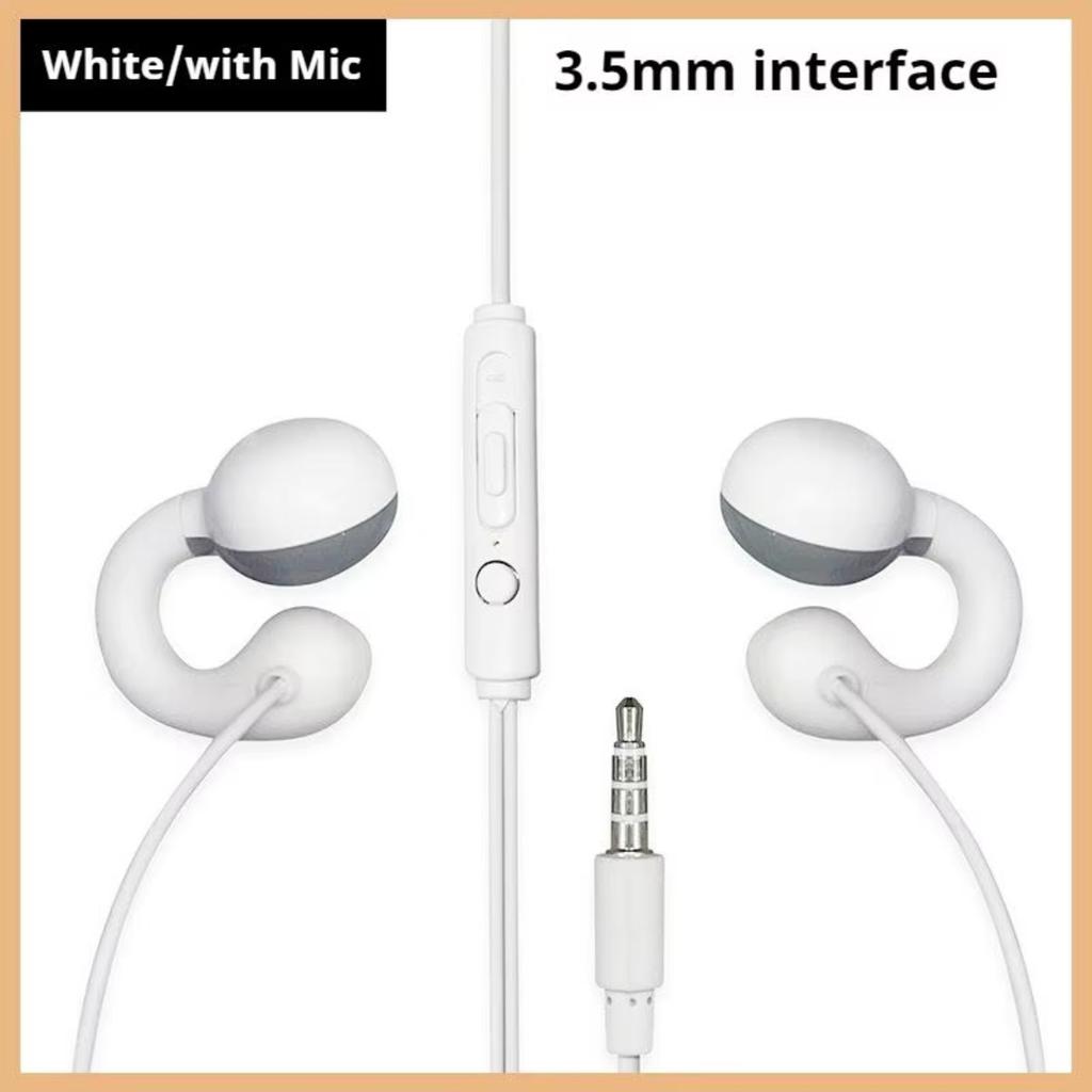Wired Headphones Type C 3.5mm Surround Sound Earbuds Handsfree Sports Gamer Headsets in HD Mic Earphones