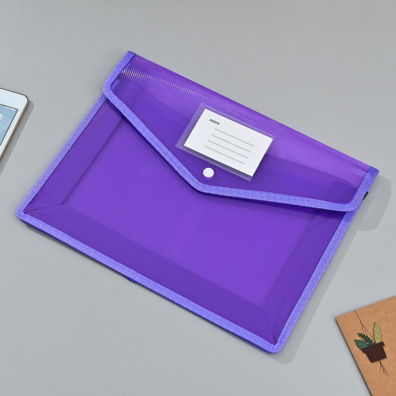 Large Capacity Folder Large Capacity Office Archive Bag Test Paper Storage Bag Waterproof A4 Document Bag For Office School
