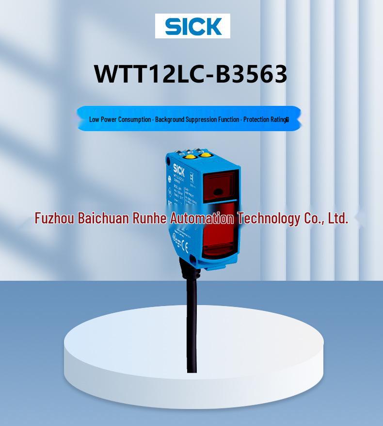 Совершенно новый фотоэлектрический выключатель Sick WTT12LC-B3563, многофункциональный, 1090607, в наличии.