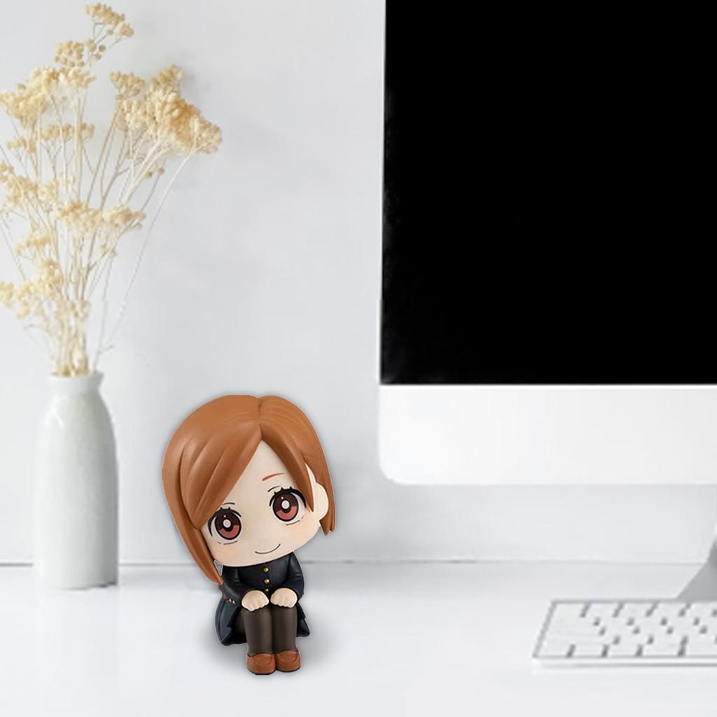 Spell Back To War Hand Puppet Q Version Of The Five Stripes Goku Staff Yoji Model Car Cake Ornaments Twisted Egg Dolls