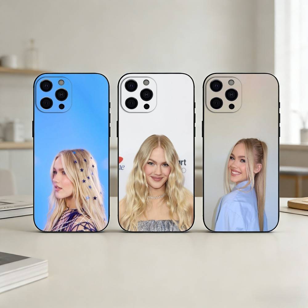 Freya Skye Singer Phone Case Silicone black Soft For IPhone 17,16,15,14,13,12,11,SE,Plus Pro Max