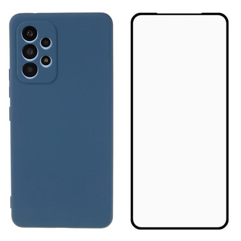 For Samsung Galaxy A53 5G Case Precise Cutout TPU Phone Cover with Screen Film