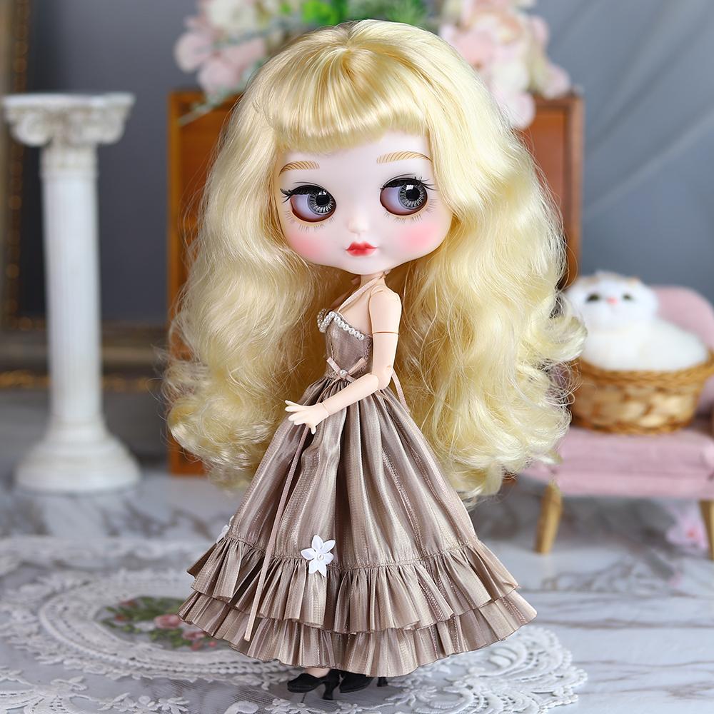 ICY DBS Blyth Кукла Платье 1/6 bjd Премиум Вечернее Платье Минималистичная Одежда Аниме Девушка Игрушка Подарок SD