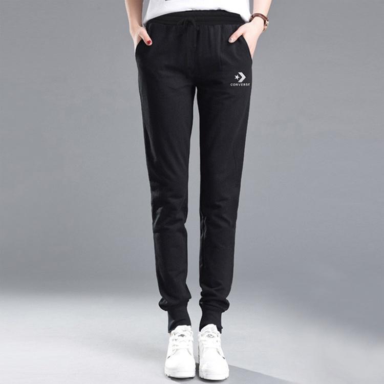(WMNS) Брюки Converse Star Chevron EMB Азиатский размер 'Черный' Женские 10008924-A01