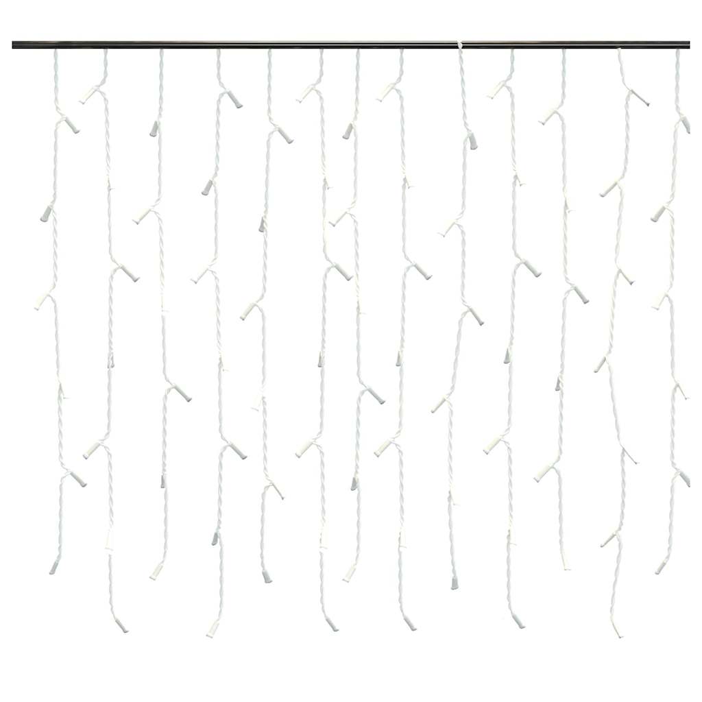 LED Ice Crystal Curtain Light String 10 m 400 LEDs Blue 8 Functions