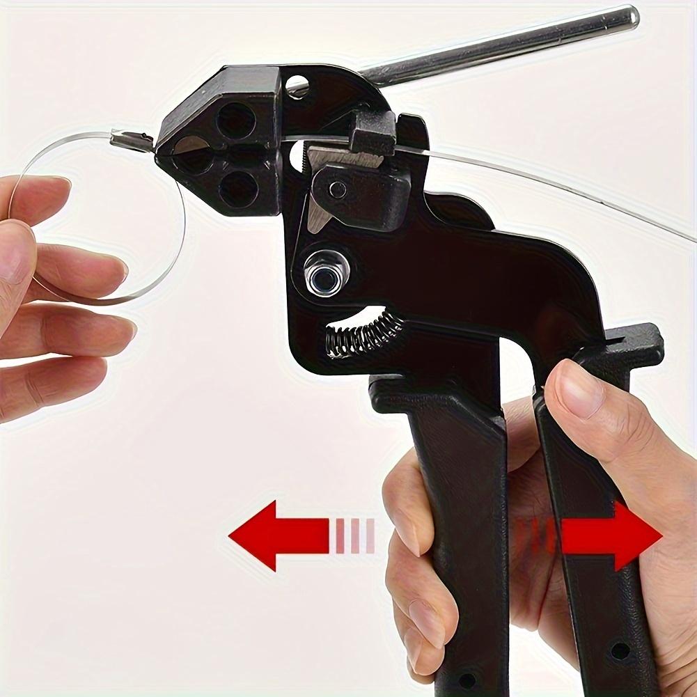 1 шт. Нержавеющая сталь стяжки натяжитель кабельные стяжки пистолет носилки режущий инструмент для улучшения дома промышленные крепежные стяжки портативные ручные инструменты