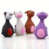 1pcs Pet Latex Toys for Dogs Cartoon Chew Toys with Squeaky Sound Molar Toy with Big Belly