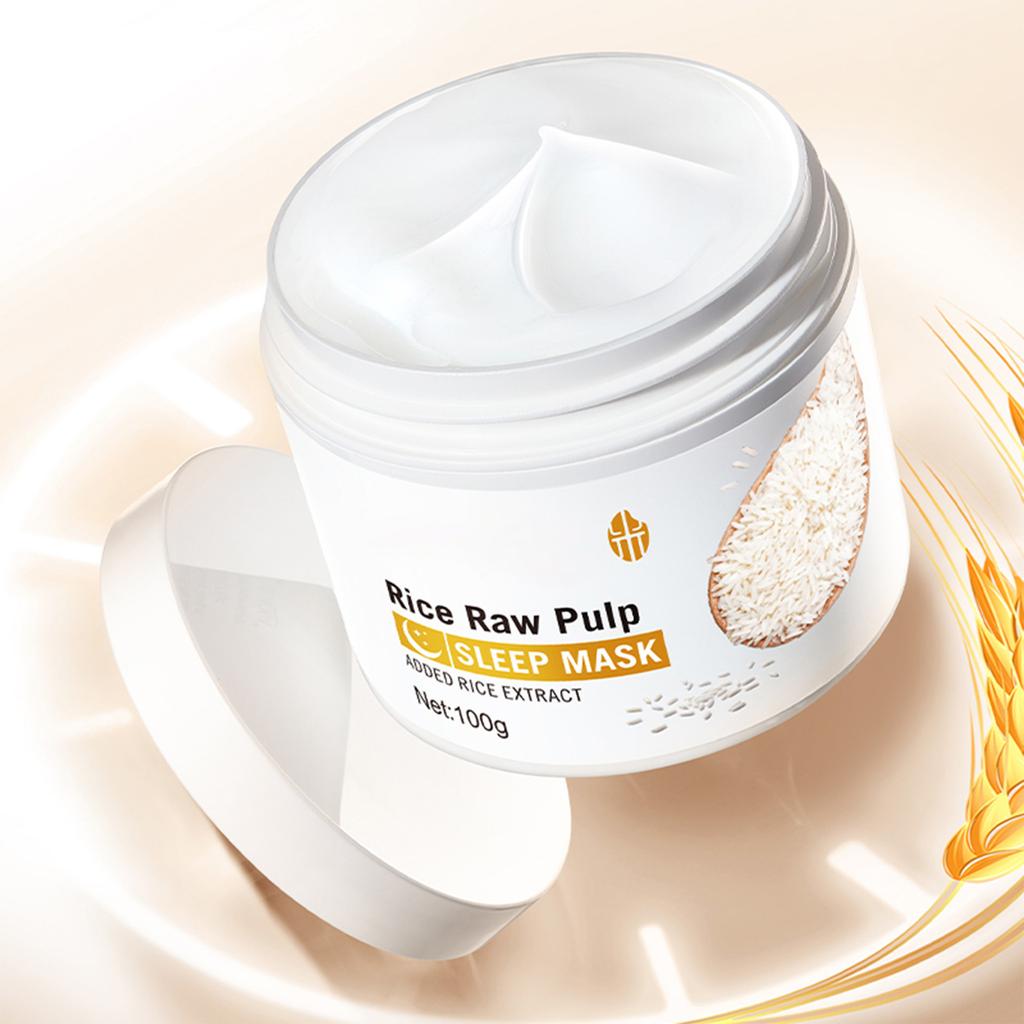 Rice Milk Facial Sleeping MaskIt Is Moisturizing And Non-greasy Easily Absorbed Replenishes Moisture1