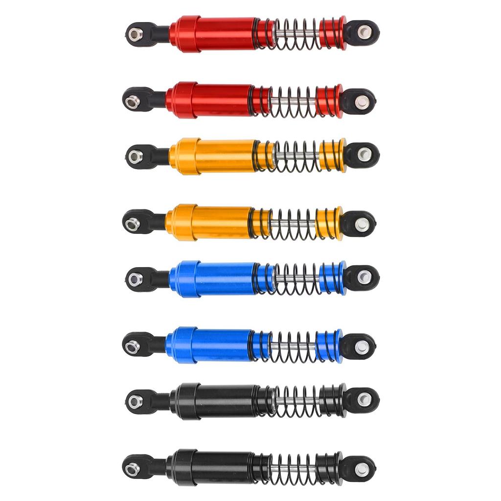 85mm Damper RC Shock Absorber Set Aluminum Alloy Metal 85mm RC Damper Set with Spring Replacement for SCX10 1/10 RC Car Model