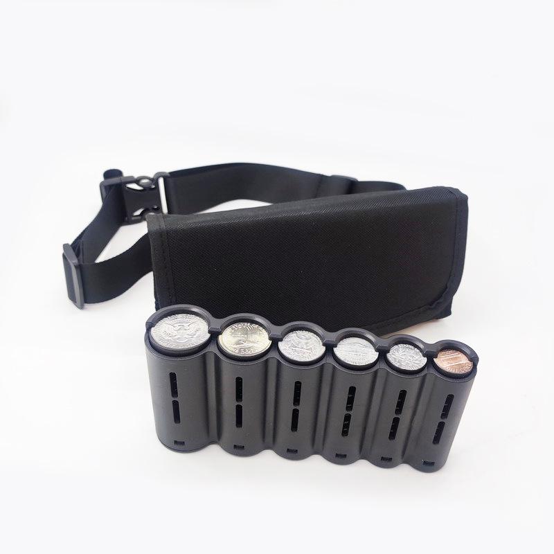 USD Coin Tube 600D Oxford Cloth Fanny Pack – Wallet Storage & Change Bag