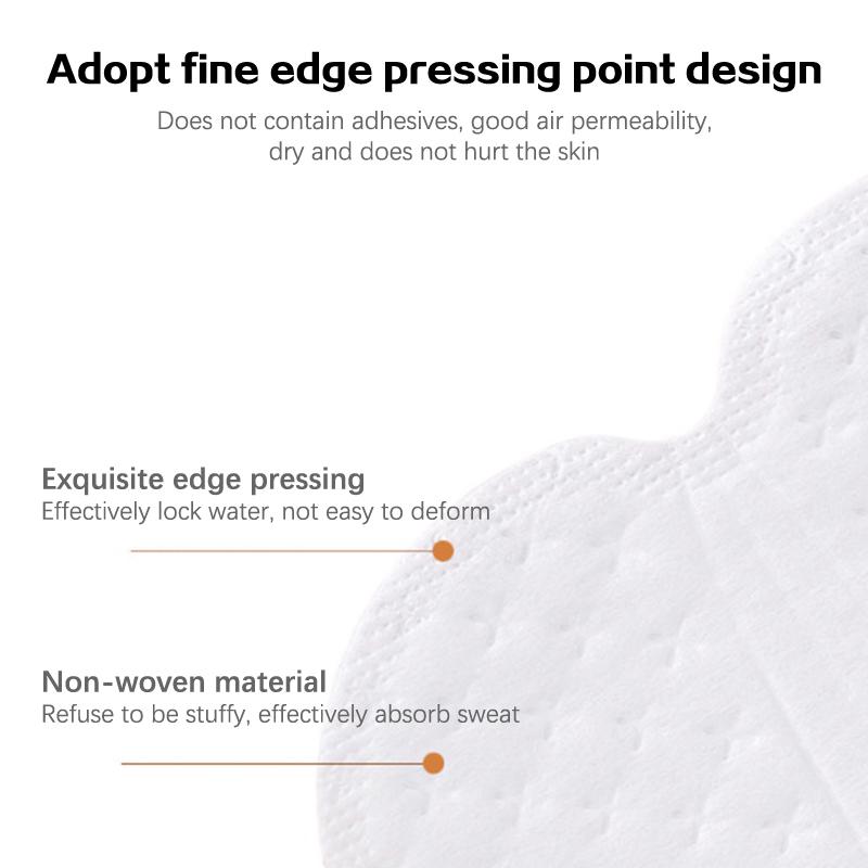 50 шт. Унисекс Потные прокладки Летние дезодоранты Подмышечные Антиперспирантные Потные прокладки Одноразовые Подмышечные Впитывающие пот Защитные прокладки