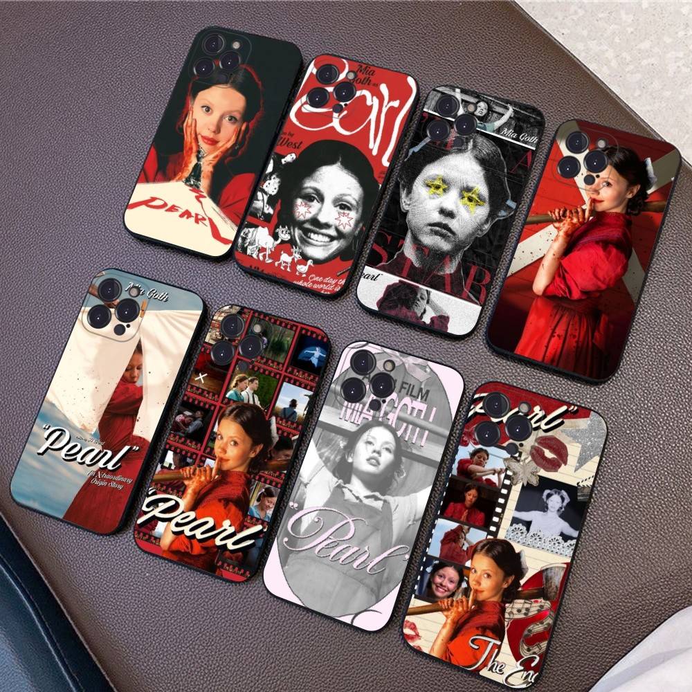 Horror Movie Pearl For IPhone 17 16 15 14 13 12 11 Pro Max 13 17Air Shockproof Soft Phone Cases Coque