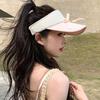 Breathable Women Sun Hat Adjustable Visor Cap Simple Sports Sun Hats  Summer