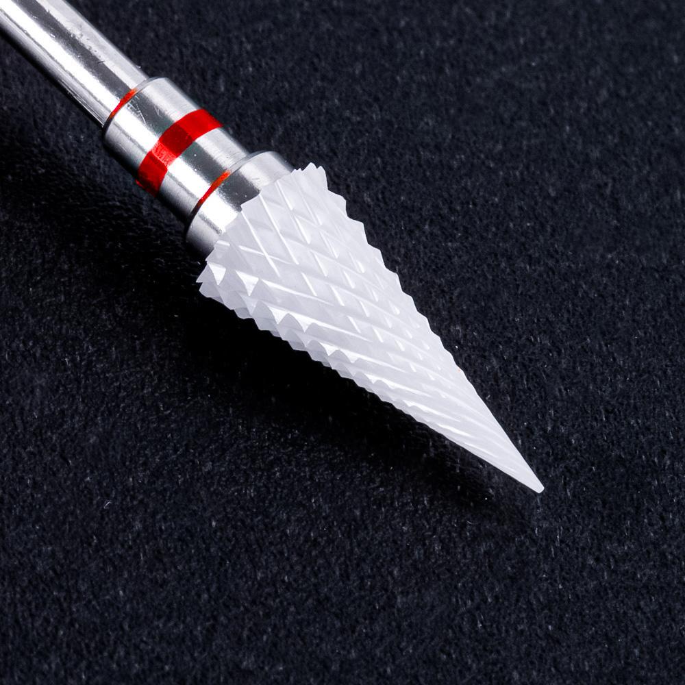 Керамическая фреза, маникюрные сверла для ногтей, электрические пилочки для ногтей, розовые, синие, шлифовальные насадки, фрезы, резак, аксессуары для заусенцев