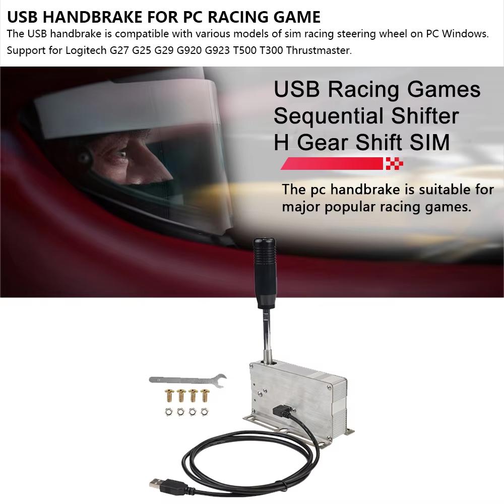 ПК USB гоночные игры H Gear Shift SIM Sequential Shifter для Logitech G25 G27 G29 G920 G923 Thrustmaster T300RS/GT T500 для ETS2