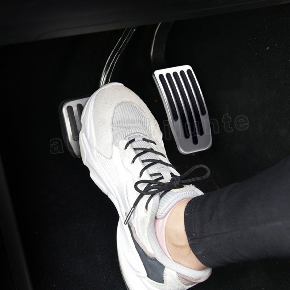 Для Tesla Model 3 Model Y 2023 2022 Чехлы для педалей, аксессуары, металлический автомобильный акселератор, тормозная подставка Tesla