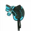 Turquoise Treeless Freemax Synthetic Horse Tack Saddle + Girth, All Sizes For Horse