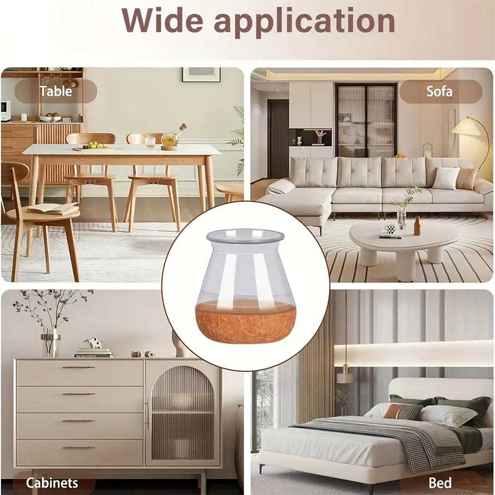 16 шт. Защитные накладки на ножки стульев для паркетных полов, войлочные мебельные накладки, силиконовые колпачки, снижающие шум