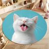 Cozy Cat-Inspired Round Rug for Living Rooms round carpet for home sofa bedroom, gift