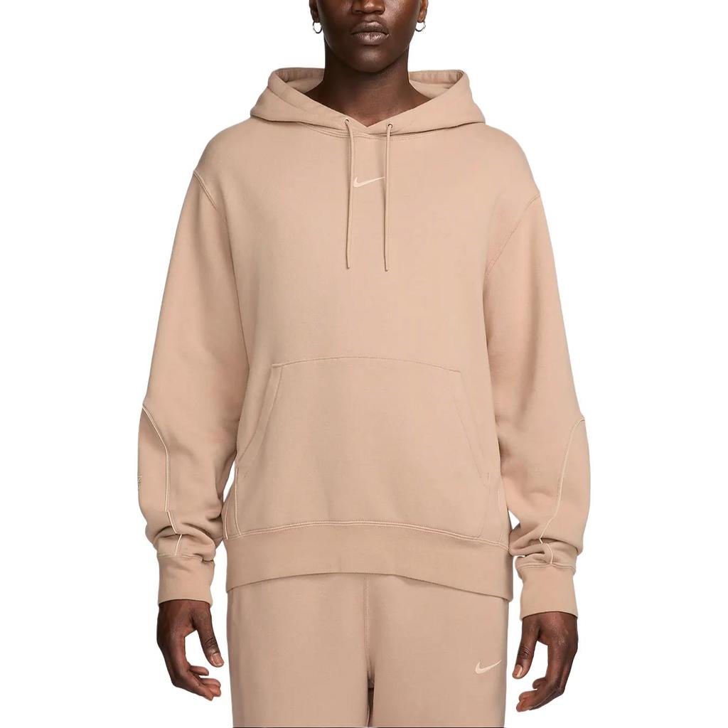 Nike X Nocta Collaboration SS24 Logo Fleece Hoodie Unisex hoodies Brown FN7660-200