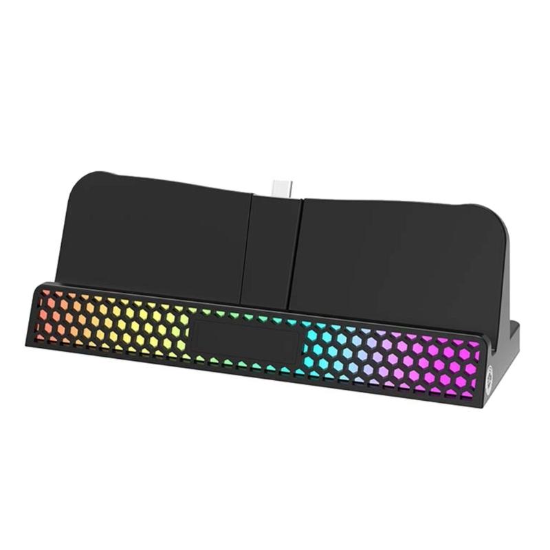 Charging Dock Station Game Console Charger Stand for Console Charging Holder with Light Tabletop Charging Base